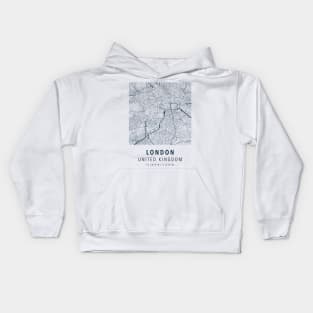 london simple map Kids Hoodie